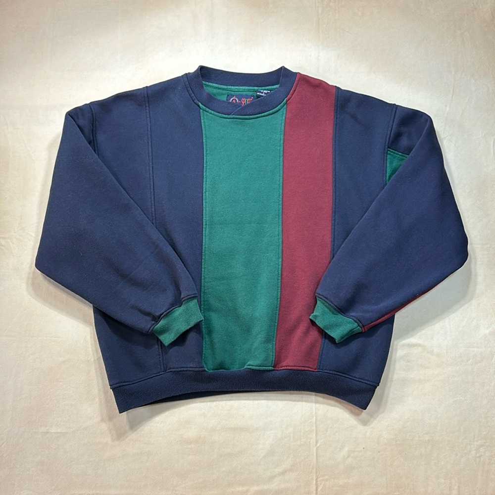 Roundtree and Yorke color block sweater